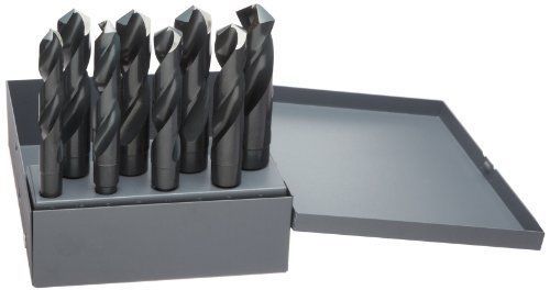 Chicago Latrobe 190F High-Speed Steel Reduced Shank Drill Bit Set With Case,