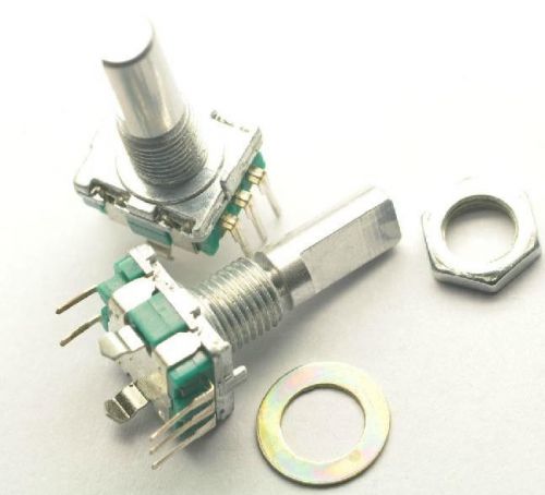 5pcs rotary encoder with switch ec11 audio digital potentiometer handle 20mm for sale