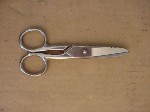 Klein Tools 2100-7 Electricians Scissors High Carbon Steel ~~