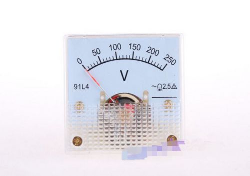 One piece 91L4 Analog Volt Panel Meter Gauge AC 0~250V Free shipping