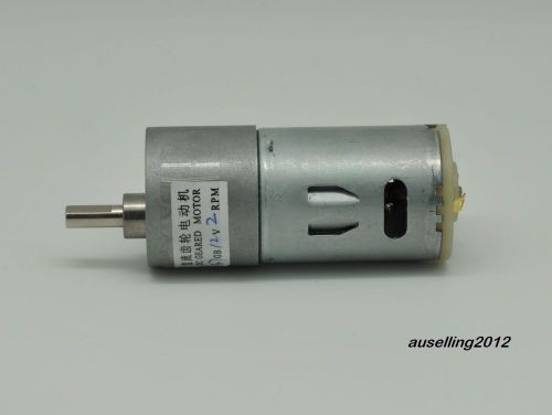 Brane new!37mm 12v dc 2rpm replacement torque gear box motor for sale