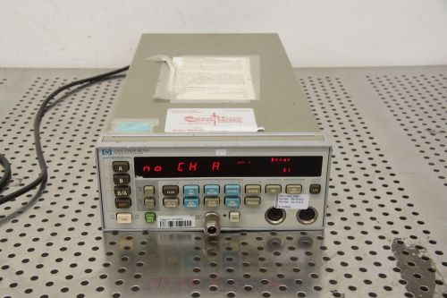 Agilent HP 438A Dual Sensor Power Meter calibrated Sep 2015