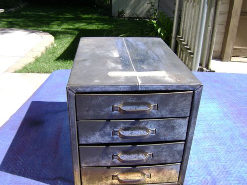 Vintage 4 Drawer Metal Parts Bin