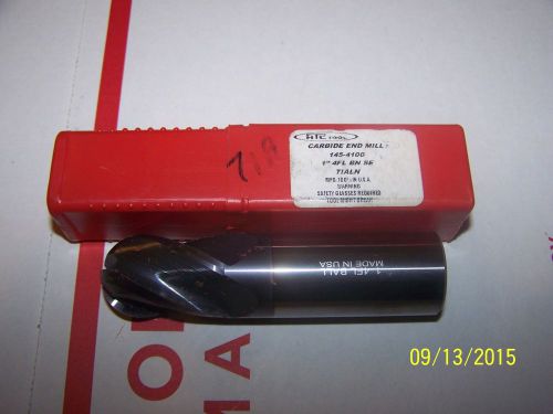 1 HTC Carbide End Mill 145-4100 1&#034; 4FL BN SE