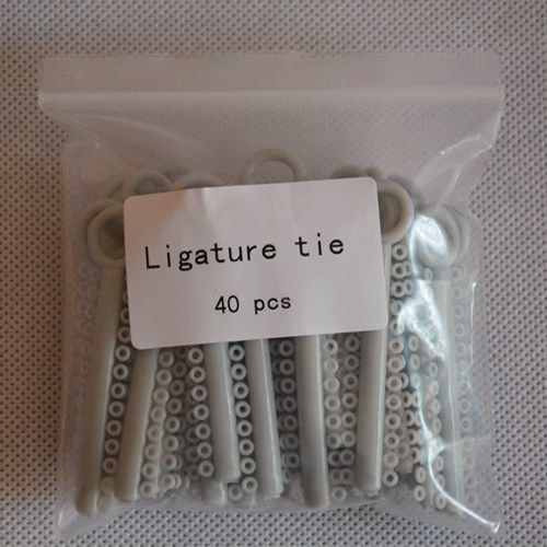 Dental Orthodontics Elastic Ligature Ties Rubber Bands Light Grey 1040Pcs/Pack