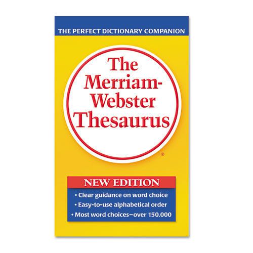 Paperback Thesaurus, Dictionary Companion, Paperback, 800 Pages