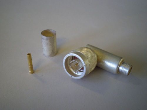 CONNECTOR N PLUG TYCO/AMP R/A DUAL CRIMP RG213 P/N 225014-2