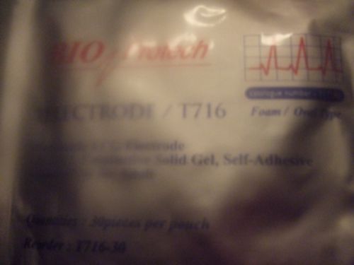 BIO Protech Telectrode T716 Disposable ECG Electrode 30 PER POUCH