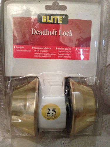 Deadbol Lock Two Sided Key Entry  5 Pin Cylinder (2 Keys Enclosed)