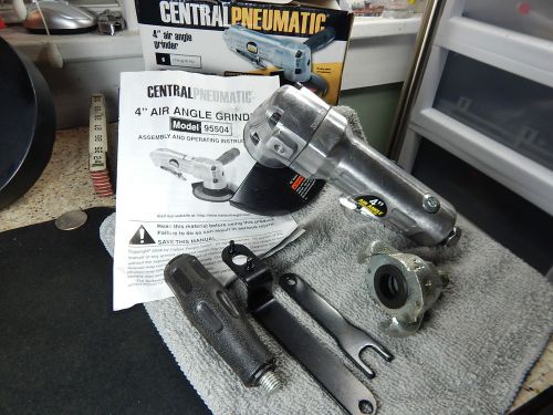 Central pneumatic 4 in air angle die saw grinder 10,000 rpm  w/chicago fitting for sale