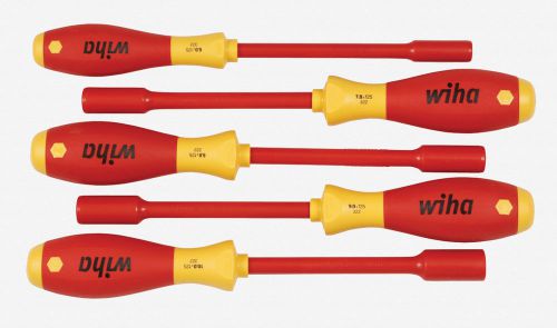 Wiha 32291 5 Piece Insulated Nut Driver Metric Set