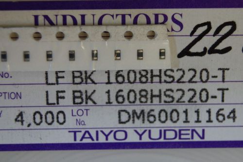 100pcs LFBK1608HS220-T EMIFIL 22 ohm 1,5A 0,05R size 603 TAIYO JUDEN