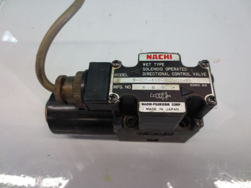 OKUMA LR-15 CNC LATHE NACHI S-G01-A3X-GRZ-D2-32 SOLENOID VALVE SG01A3XGRZD232