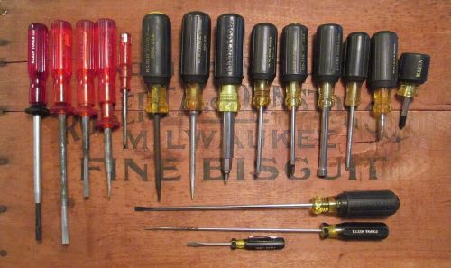 Klein tools screwdriver lot ~ quick wedge 11 in 1 19404 611 60119542 602 603 630 for sale
