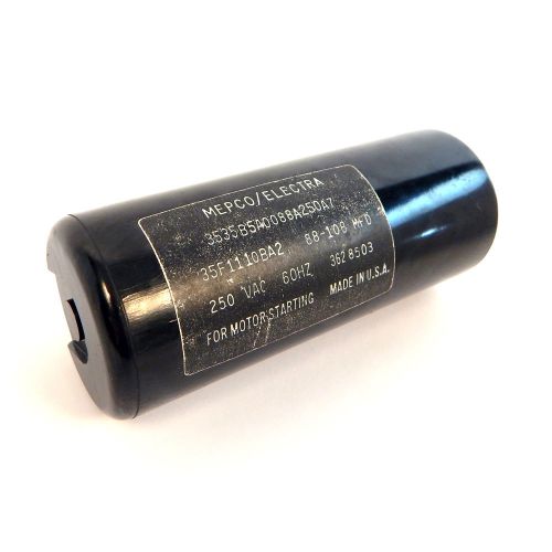 Mepco / electra start capacitor 88-108 mfd for sale