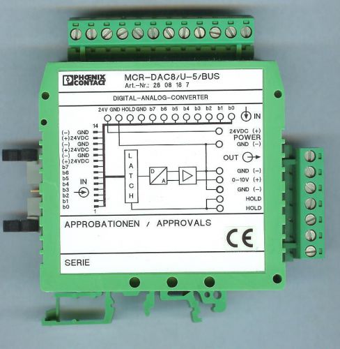 PHOENIX CONTACT  MCR-DAC 8/U-5/BUS