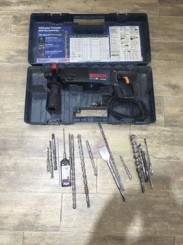 Bosch Bulldog 11224vsr Hammer Drill With 15+ Bits!!