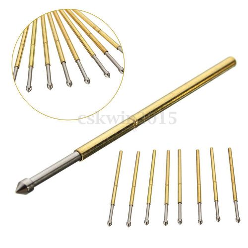 50pcs p100-e2 dia 1.36mm length 33.3mm 180g spring test probe pogo pin tool for sale