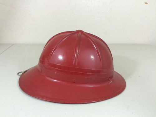 Vintage Davis Plastiglas Hedgard Helmet Fire? Civil Defense? Public Service? Hat