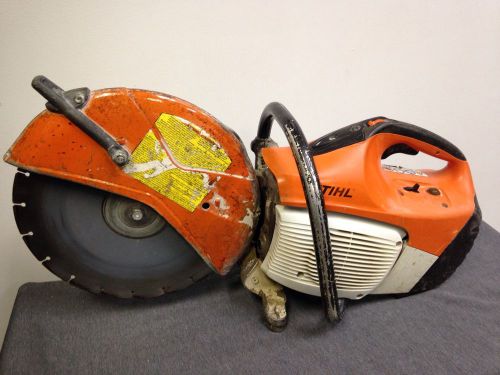 STIHL TS-420 14&#034; BLADE QUICKIE CONCRETE CHOP CUT-OFF SAW W/ WATER