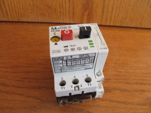 KLOCKNE MOELLER MANUAL STARTER #PKZM1-6 RANGE 4-6 Amp w/Aux. Switch NHi10 (S-10)