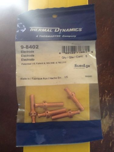 (5) Thermal Dynamics Electrodes 9-8402 PLASMA  for PCH62