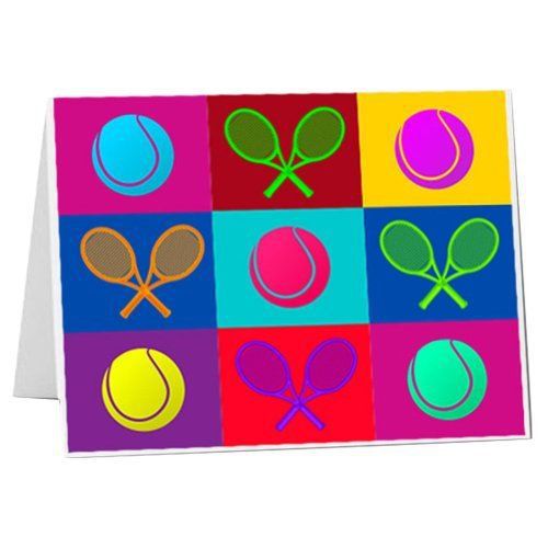 NEW Tennis Pop Art Stationery 10 Pack