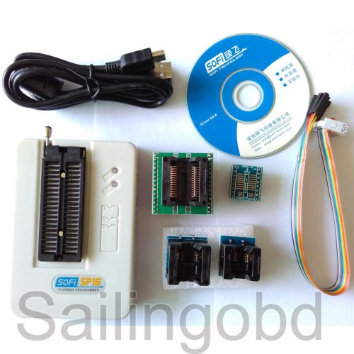 Sofi sp16-b high speed usb programmer eeprom flash isp 40 pins automatic burner for sale