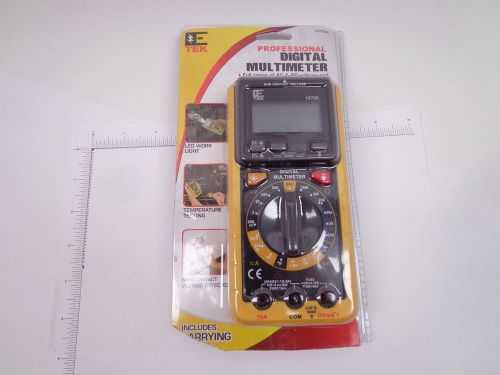 Digital Multi-Meter TEMPERATURE &amp; NON-CONTACT VOLT TESTER-Tek 10709W    a000226v