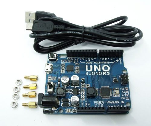 Buono uno r3 compatible arduino r3 3.3v/5v selectable  cable for sale