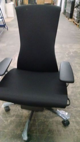 Nib herman miller embody office desk chair graphite frame + black rhythm fabric for sale