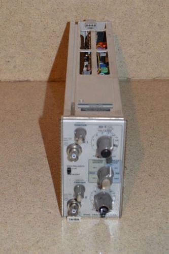 TEKTRONIX 7A18A DUAL TRACE AMPLIFIER  (FF22)