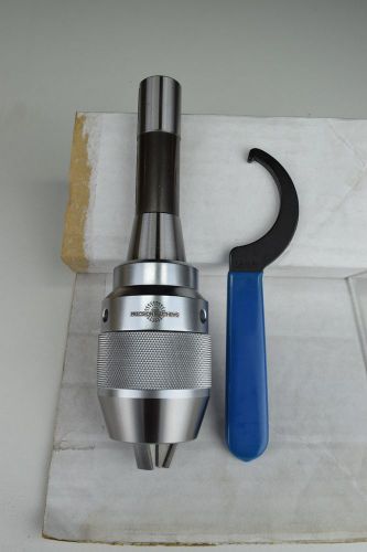 BRAND NEW 1/8-5/8&#034; ULTRA HIGH PRECISION KEYLESS DRILL CHUCK R8 R-8 SHANK