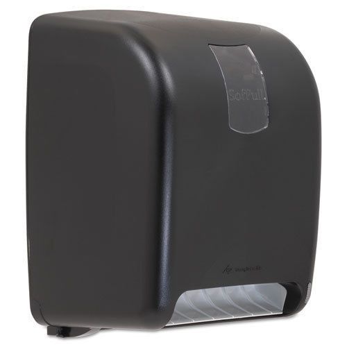 Towel Dispenser, 9 3/4&#034; x 16&#034; x 12&#034;, Black