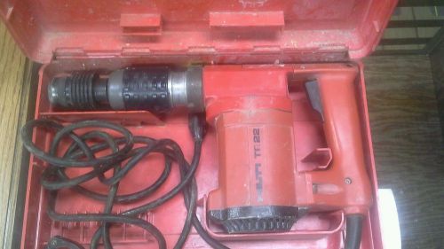 HILTI TE22 ROTARY HAMMER DRILL IN CASE