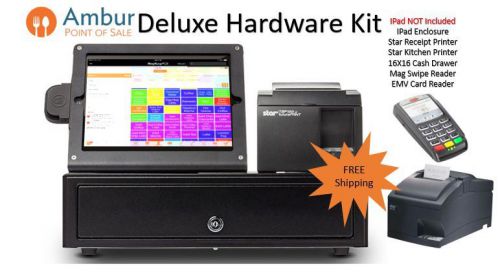 Ambur Restaurant Deluxe Point Of Sale (POS) Hardware Bundle - FREE Shipping