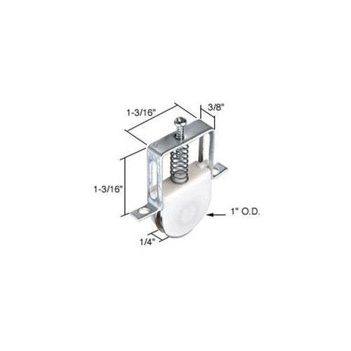 1&#034; steel ball bearing sliding screen door bottom roller for columbia doors b617 for sale