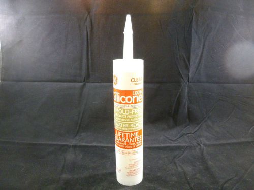 GE Waterproof Silicone II Clear Kitchen Bath Plumbing Caulk (GE5040) - 10.1 oz