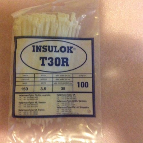 100 pcs Of Hellermann Insulok T30R, 150mm x 3.5mm