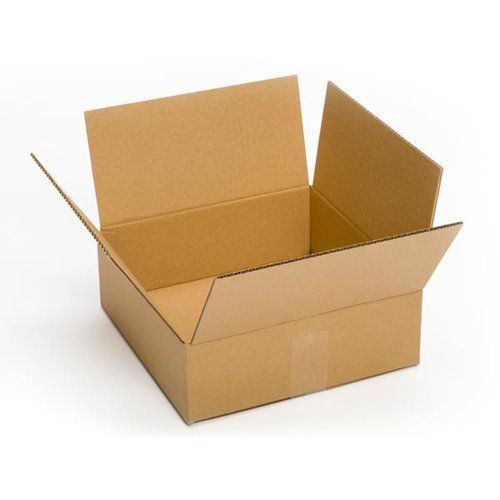 25x recycled corrugated cardboard single wall standard flat box 12&#034; x 12&#034; x 4&#034; for sale