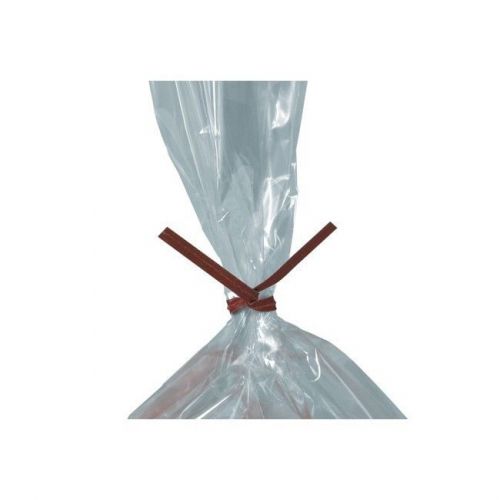 &#034;Paper Twist Ties, 6&#034;&#034; x 5/32&#034;&#034;, Red, 2000/Case&#034;