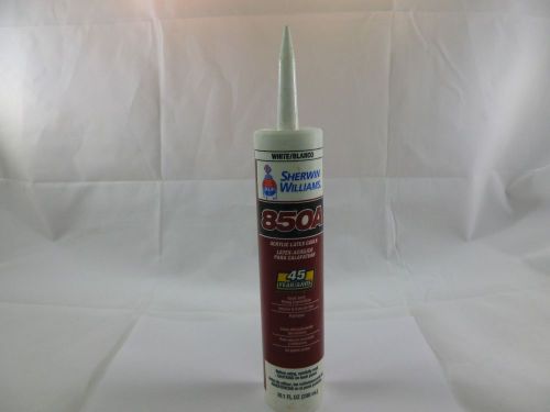 White Sherwin Williams 850A Acrylic Latex Caulk