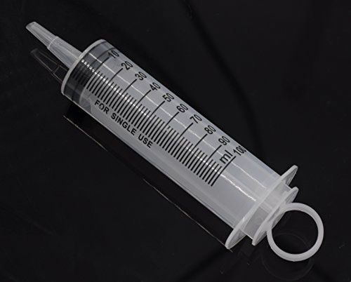 Karlling 100ML Large Big Plastic Hydroponics Nutrient Measuring Syringe New