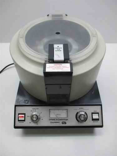 Clay Adams Dynac II Centrifuge 8 Position Rotor with Tubes Quality Lab Unit Work