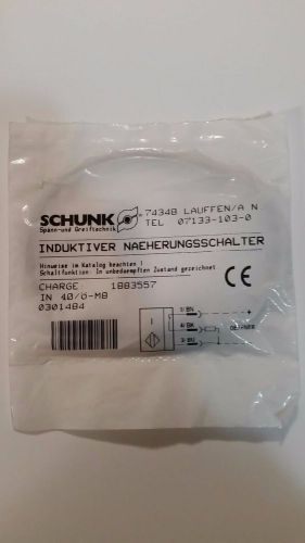 SCHUNK - PROXIMITY SENSOR INDUCTIVE DESIGNATION - IN 40/o-M8