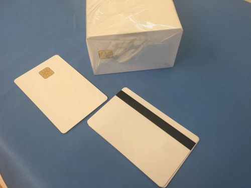 Sle 5528 contact ic - big chip - white pvc smart card - hico 2 track - 1000 pack for sale