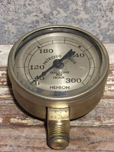 Vintage ALL BRASS Pressure Gauge, Steampunk Part, Antique, Retro, Steam, Gas