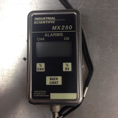 2 Industrial Scientific MX250 Gas Monitor Detectors