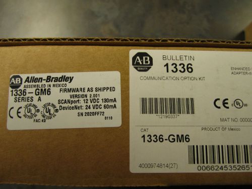 NEW ALLEN BRADLEY 1336-GM6 COMMUNICATION KIT