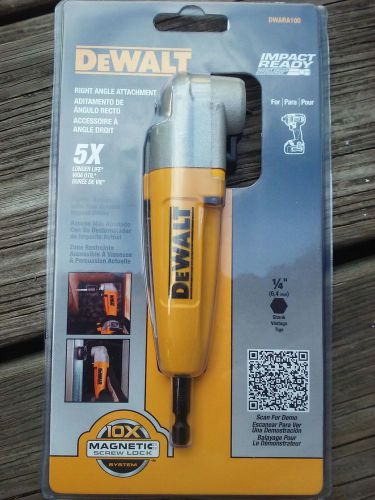 DEWALT DWARA100 RIGHT ANGLE ATTACHMENT ORIGINAL NEW